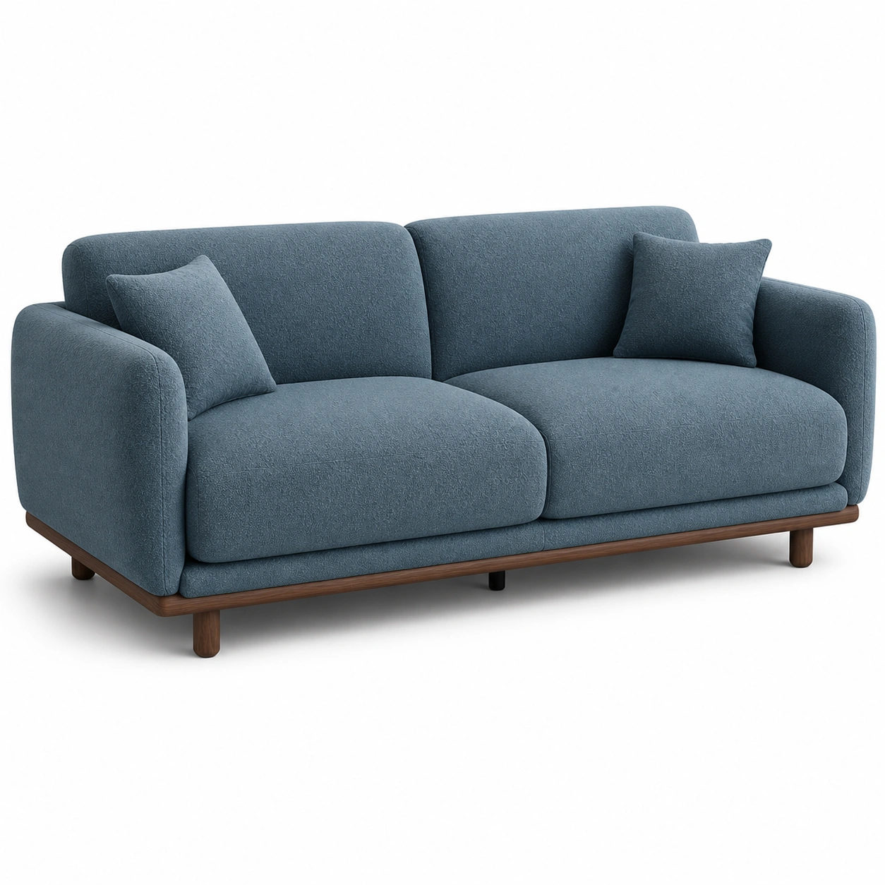 Sofa 3-osobowa niebieska-rerlano